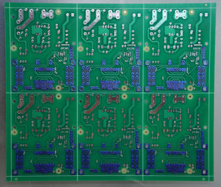 5G 장비를 위한 OEM 파란 Peelable 접착제 임피던스 통제 PCB 녹색 땜납 가면