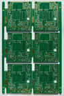 6layer KB Fr4 임피던스 통제 PCB 6개의 층 무선 네트워크 카드를 위한 100개 옴 Immerion 금