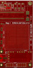 빨간 솔더 마스크 4 층 1.60 밀리미터 1 온스 4 밀리리터 블루투스 PCB 보드