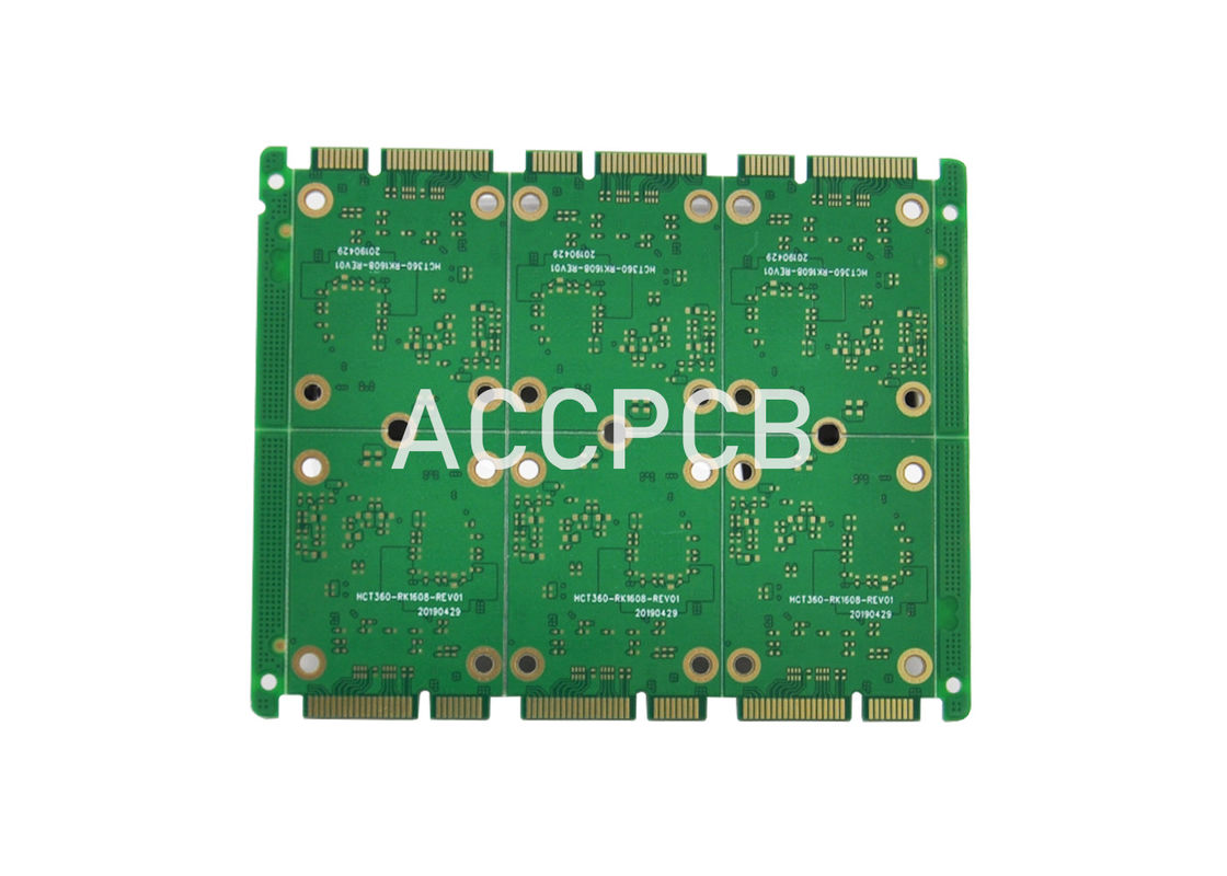 2개 OZ 층 0.3mm 최소한도 구멍을 완료하는 전자 고밀도 PCB 널 침수 금 표면